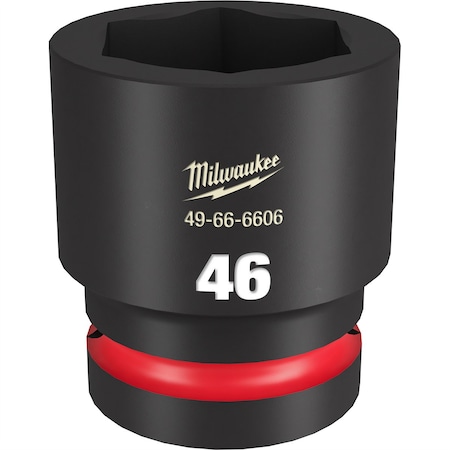 Milwaukee Tool SHOCKWAVE Impact Duty? 1"Drive 46MM Standard 6 Point Socket 49-66-6606